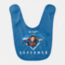 Search for logo baby bibs Man of steel