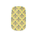 Search for mardi gras nail art Fleur de lis