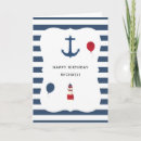 Search for anchor birthday cards Blue