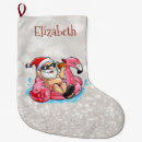 Search for pink christmas stockings Whimsical