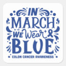 Search for colon cancer stickers Blue