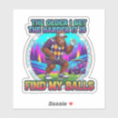 Search for funny golf bumper stickers Retro