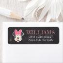 Search for happy birthday return address labels Disney mickey and friends
