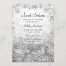 Search for winter wonderland sweet 16 invitations sparkle