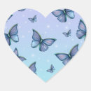 Search for blue butterfly stickers Watercolor