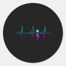 Search for suicide awareness ribbon stickers Mental health support