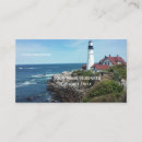 Search for lighthouse business cards Maine