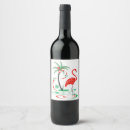 Search for flamingo wine labels Retro