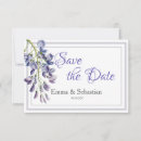 Search for wisteria wedding save the dates Lilac
