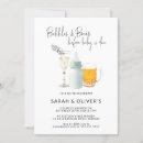 Search for bubble baby shower invitations A baby is brewing