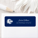 Search for sports teams return address labels College mascot graphic
