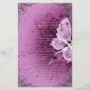 Search for butterflies stationery paper Butterfly