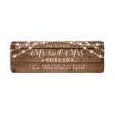Search for country style return address labels String lights