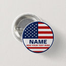 Search for political campaign buttons Vote