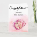 Search for baby congratulations cards Watercolor