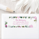 Search for holiday return address labels Holly berry