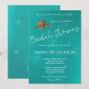 Search for under the sea bridal shower invitations Turquoise