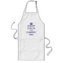 Search for keep calm and carry on aprons british