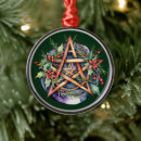 Search for wicca ornaments Pentacle