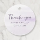 Search for lavender wedding favor tags Watercolor