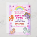 Search for pony unicorn invitations Girl