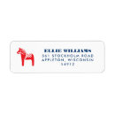 Search for horse return address labels Swedish
