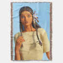 Search for native american blankets Feather