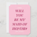 Search for maid of honor proposal Modern bridesmaid proposal