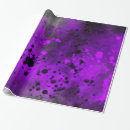 Search for paint splatter wrapping paper Purple