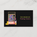 Search for vending machine business cards Soda
