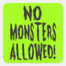 Search for not allowed stickers Warning