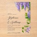 Search for wisteria wedding invitations Purple