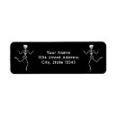 Search for halloween return address labels Skeleton
