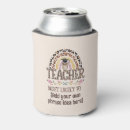 Search for funny teacher can coolers Back to school