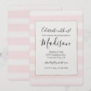 Search for pink white birthday invitations Girly