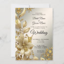 Search for golden wedding invitations Unique