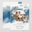 Search for blue save the dates Typography