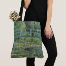 Search for claude monet tote bags Lily pads