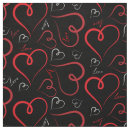 Search for red and white hearts fabric Simple