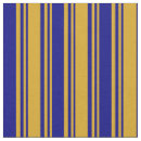 Search for navy blue and gold fabric Stripes