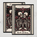 Search for tarot lovers invitations Goth