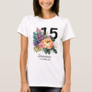 Search for quinceanera tshirts Floral