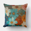 Search for floral pillows Blue