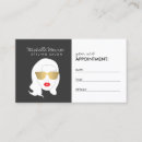 Search for hair salon appointment cards Cosmetologist