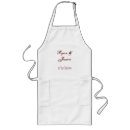 Search for bride and groom aprons Bridal