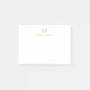 Search for business card post it notes Monogrammed