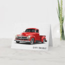 Search for old truck birthday cards Retro