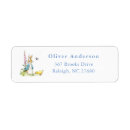 Search for bunny rabbit return address labels Blue
