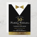 Search for tuxedo birthday invitations Elegant