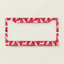 Search for red license plate frames Cute
